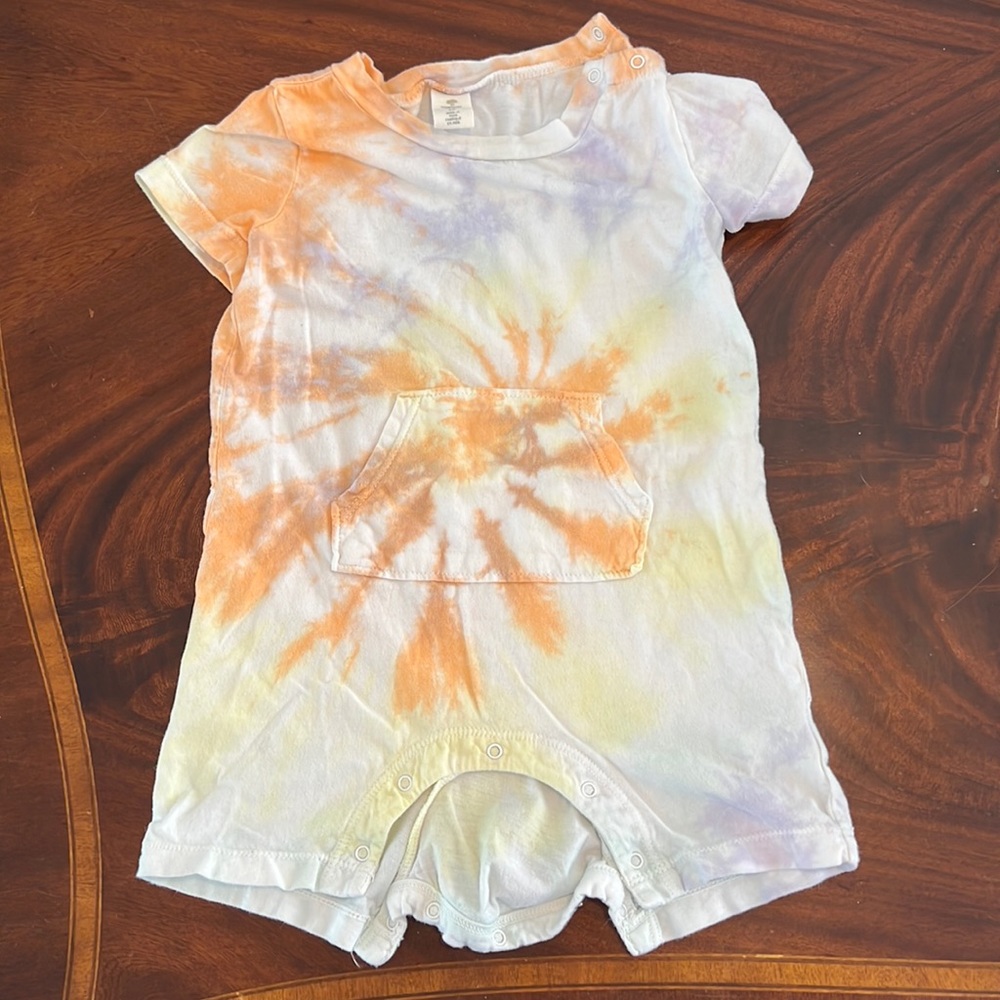 Tucker & Tate tie dye romper